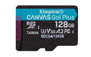 Card de memorie Kingston Canvas Go! Plus Micro-SDXC, 128 GB,