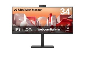 Monitor Commercial LG 34BA85QE-B, 34", 3440 x 1440 pixeli, Black,
