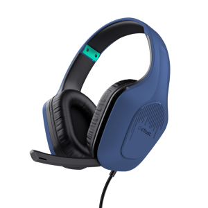 Casti Gaming Head-band Trust GXT 415B Zirox, Wired, Albastru