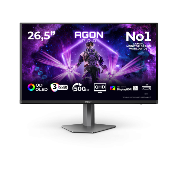 Monitor Gaming AOC AG276QKD2, 26.5", 2560 x 1440 pixeli, Black,