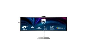 Monitor Consumer Philips 49B2U6903CH/00, 48.8", 5120 x 1440 pixeli, Grey,