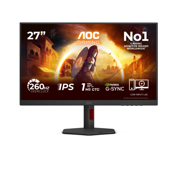 Monitor Gaming AOC 27G4ZR, 27", 1920 x 1080 pixeli, Black,