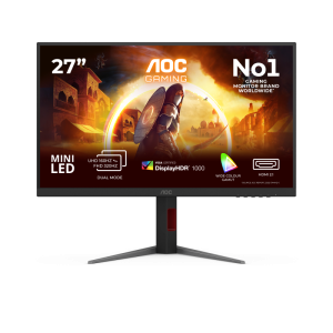 Monitor Gaming AOC U27G4XM, 27", 3840 x 2160 pixeli, Black,