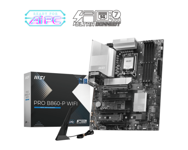 Placa de baza MSI PRO B860-P WIFI, Socket 1851, DDR5,