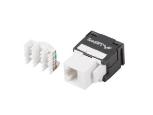 Modul Keystone fără scule RJ45LSA Cat.6 UTP 180°