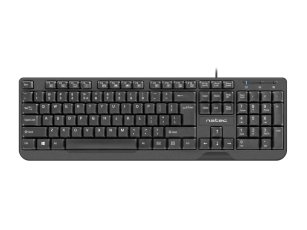 Tastatura Natec Trout Slim, USB, Negru