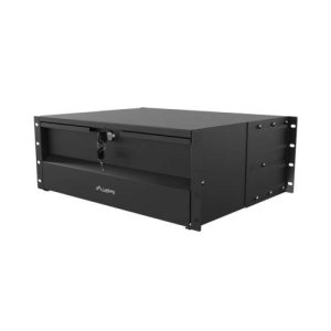 Drawer Lanberg 19", RAL color RAL9004, maximum load 90 kg,