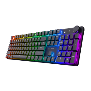 Tastatura Mecanica Gaming Trust GXT 868 Torix, Wireless, Negru