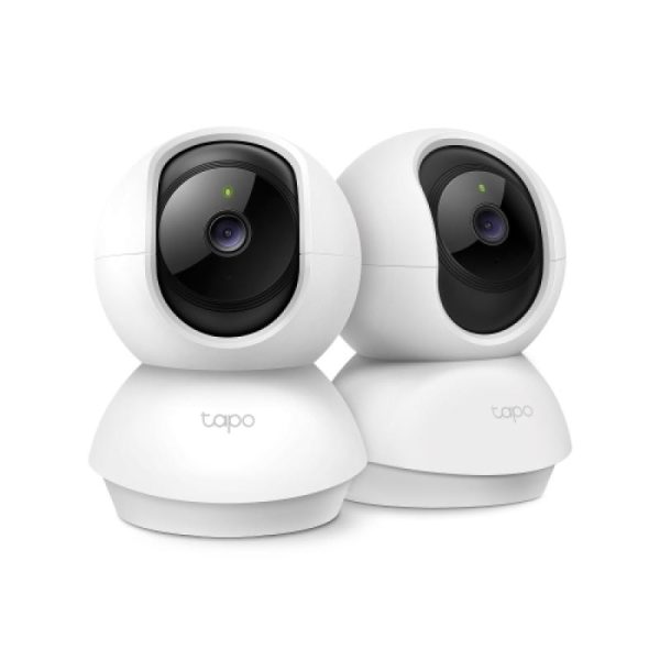 Pan/Tilt Home Security Wi-Fi Camera, 2-Pack SPEC: 2K (2304x1296), 2.4