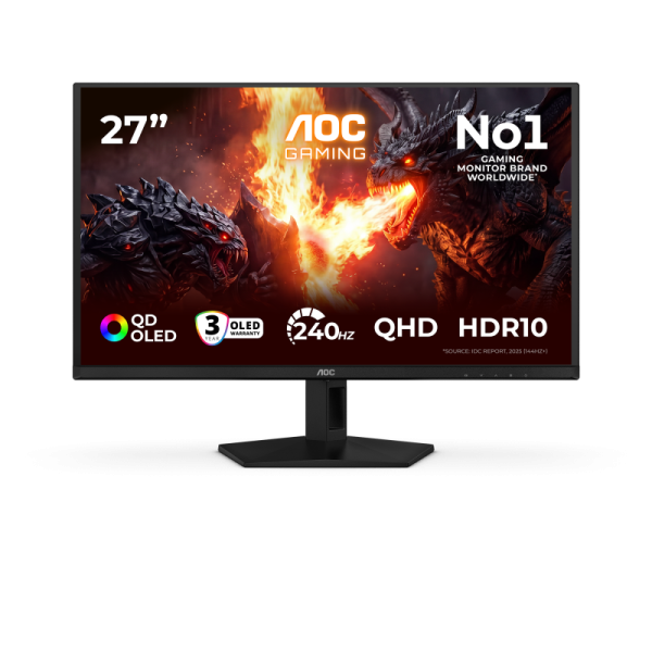 Monitor Gaming AOC Q27G41ZDF, 27", 2560 x 1440 pixeli, Black,