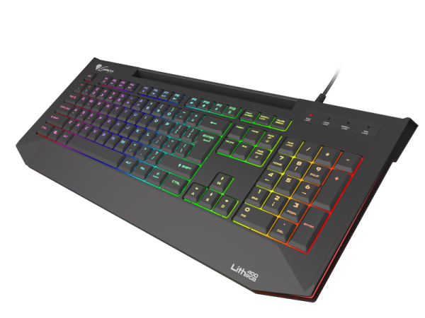 Tastatura Mecanica Gaming Genesis Lith 400, RGB, USB, negru