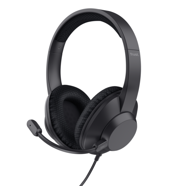 Casti Head-band Trust Ayda Max, Wired, Negru