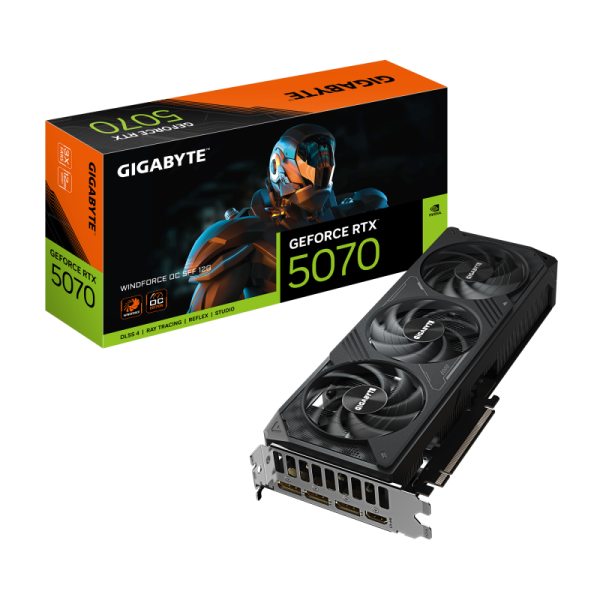 Placa video Gigabyte GEFORCE RTX 5070, 12GB GDDR7, PCI Express