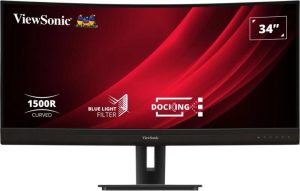 Monitor Consumer ViewSonic VG3456C, 34", 3440 x 1440 pixeli, Black,