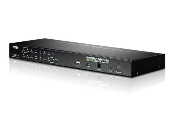 Switch KVM Aten, Raft pentru montat echipamente 1U Negru, Număr