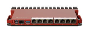 Router wireless Mikrotik L009UIGS-RM, porturi: 8x LAN1x SFP, porturi LAN/WLAN