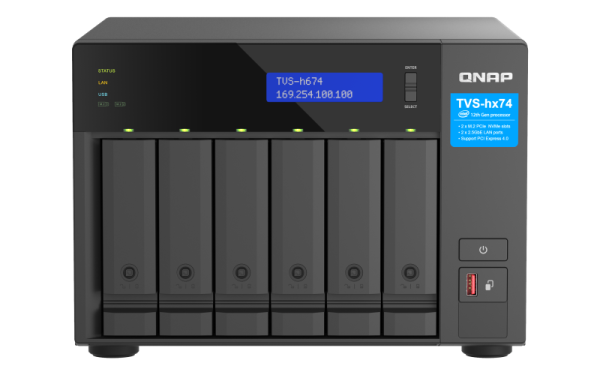 NAS QNAP H674 6-Bay, CPU Intel Core i5-12400 6-core 12-thread
