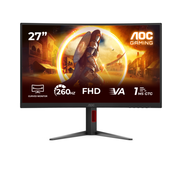 Monitor Gaming AOC C27G4Z2, 27", 1920 x 1080 pixeli, Black,
