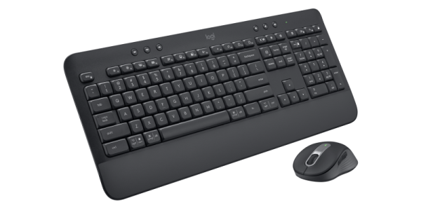 Tastatura Wireless Logitech Signature MK650 Combo for Business, Gri