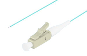Pigtail fibră MM LC/UPC OM3 easy-strip 50/125 2 m aqua