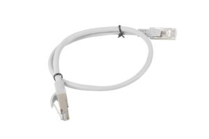 Patch cord Cat.5e UTP 0,5 m gri, Fluke Passed