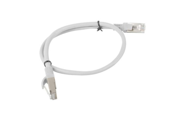 Patch cord Cat.6 UTP 0,5 m gri, Fluke Passed