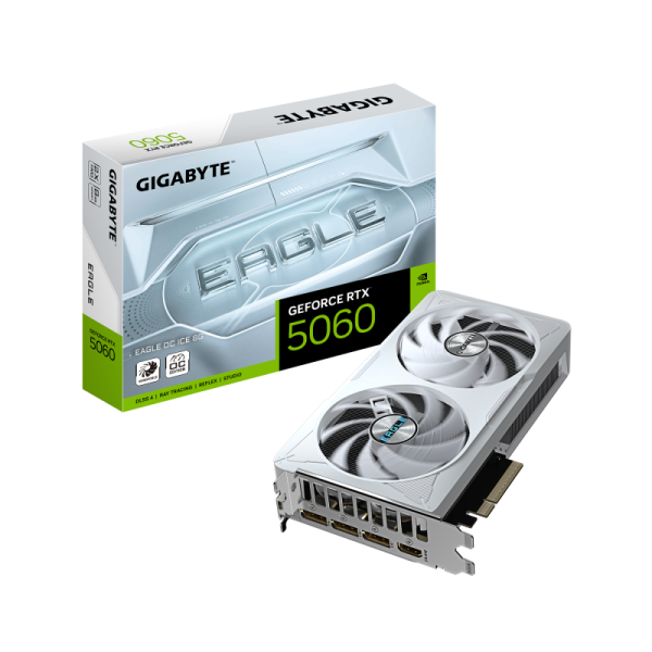 Placa video Gigabyte GeForce RTX 5060 EAGLE OC ICE, 8GB