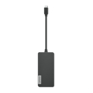 Hub USB Lenovo USB-C, 5 porturi, HDMI, Gri