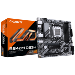 Placa de baza Gigabyte B840M DS3H, Socket AM5, DDR5, Micro-ATX