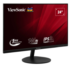 Monitor Gaming ViewSonic VA24E2-H, 23.8", 1920 x 1080 pixeli, Black,