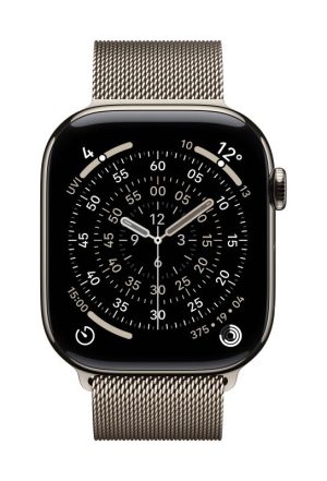 Curea pentru Apple Watch 46mm Natural Milanese Loop - M/L