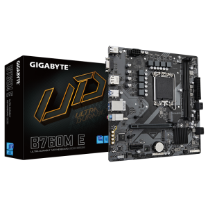 Placa de baza Gigabyte B760M E, Socket 1700, DDR5, Micro-ATX