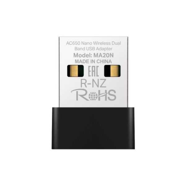 Adaptor Wireless MERCUSYS AC650 Nano, WIFI 5, Dual Band
