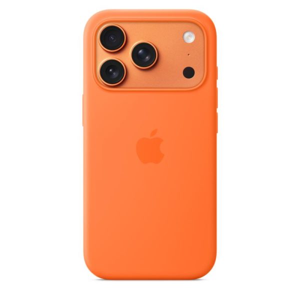 iPhone 17/18 Pro Silicone Case with MagSafe - Orange
