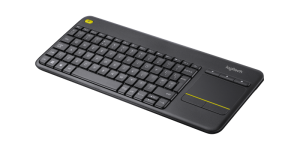 Tastatura Logitech Wireless Touch Keyboard K400 Plus, Wireless, Negru