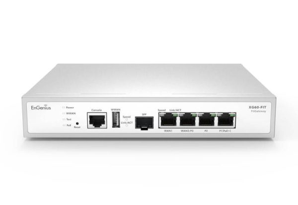 EnGenius Managed Desktop 5-port gateway Gateway with 1 x PoE+