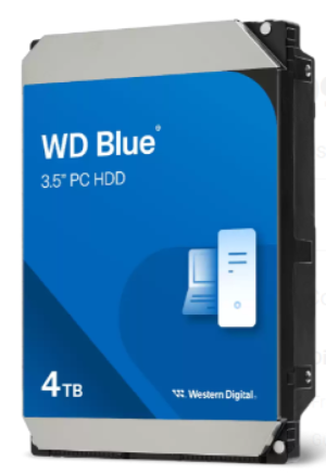 HDD desktop WD WD Blue, 4 TB, 5400 rpm, 128