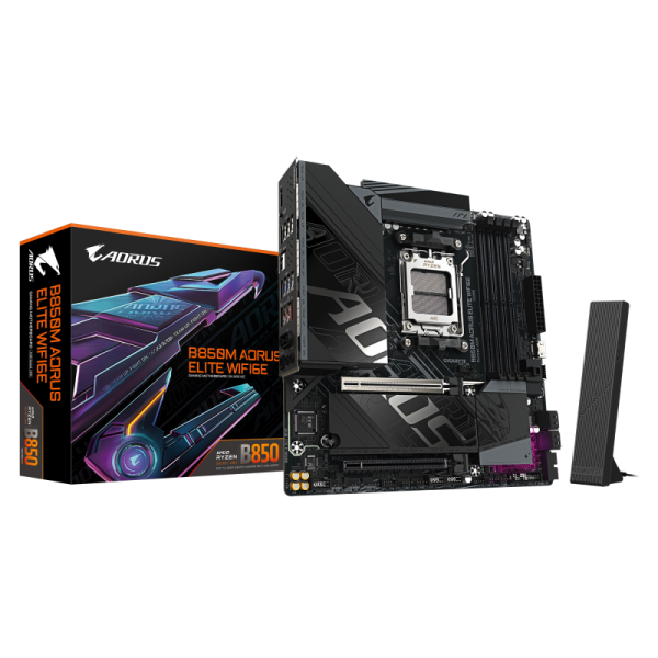 Placa de baza Gigabyte B850M AORUS ELITE WIFI6E, Socket AM5,