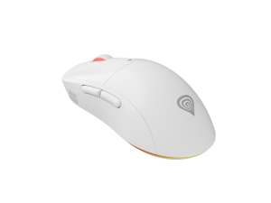 Mouse Gaming Wireless GENESIS Zircon XIII, 26000 DPI, Alb