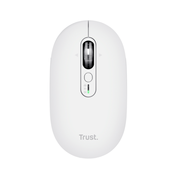 Mouse Wireless Trust Seron Slim Multi, 3200 dpi, Alb