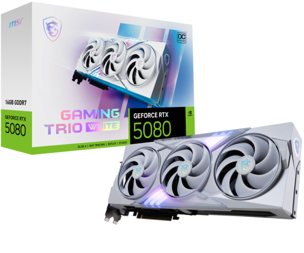 Placa video MSI GeForce RTX 5080, 16GB GDDR7, PCI Express