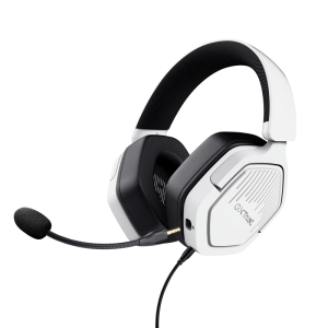 Casti Gaming Head-band Trust GXT492W Carus, Wired, Alb