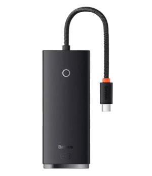 Hub USB Baseus Lite, USB-C, 5 porturi, Negru
