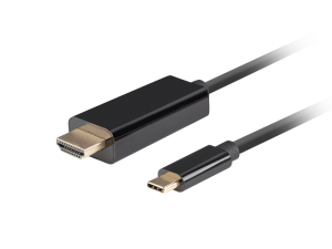 Cablu USB-C(M)  HDMI(M) 1,8 m 4K 60Hz negru