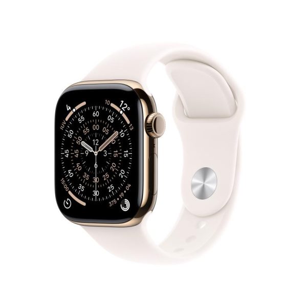 Apple Watch Series 11 GPS + Cellular 46mm Gold Titanium Case with
