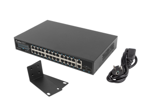 Switch 24x 1 Gb PoE+ / 2x Gb /