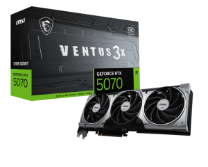 Placa video MSI GeForce RTX 5070, 12GB GDDR7, PCI Express