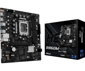 Placa de baza ASRock B860M-H2, LGA 1851, DDR5, Micro-ATX