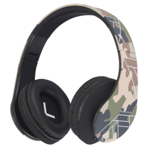 Casti Over-ear PowerLocus P2 Camo, Wireless/Wired, Verde