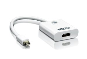 Adaptor Aten VC981-AT. Conector 1: Mini DisplayPort, Conector 2: HDMI,